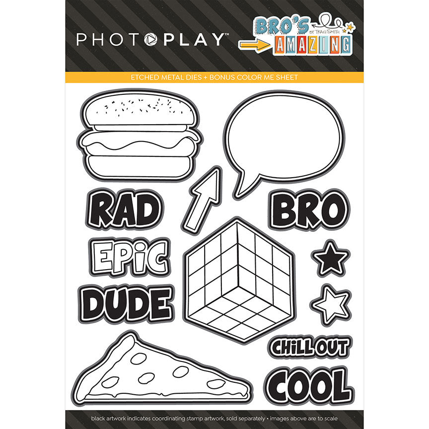 Photoplay BRO’S AMAZING Stamps &amp; Dies Set