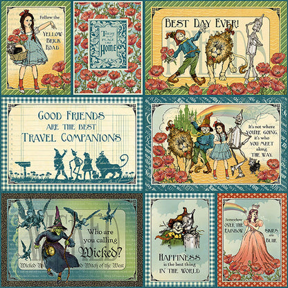 Graphic 45 WONDER OF OZ 12X12 Scrapbook Paper