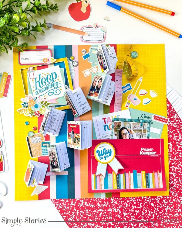 Simple Stories BOOK FAIR Bits &amp; Pieces 60pc