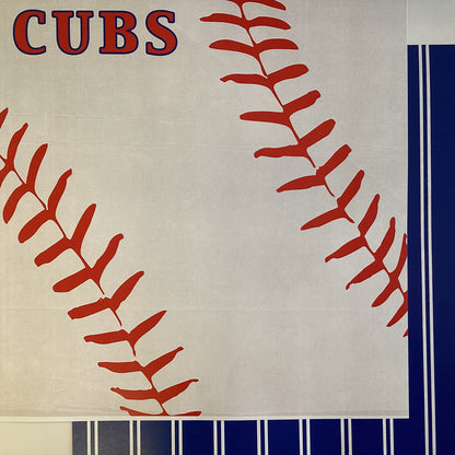 Scrapbooksrus CUBS BASEBALL 12&quot;X12&quot; Scrapbook Paper Kit 12 Sheets