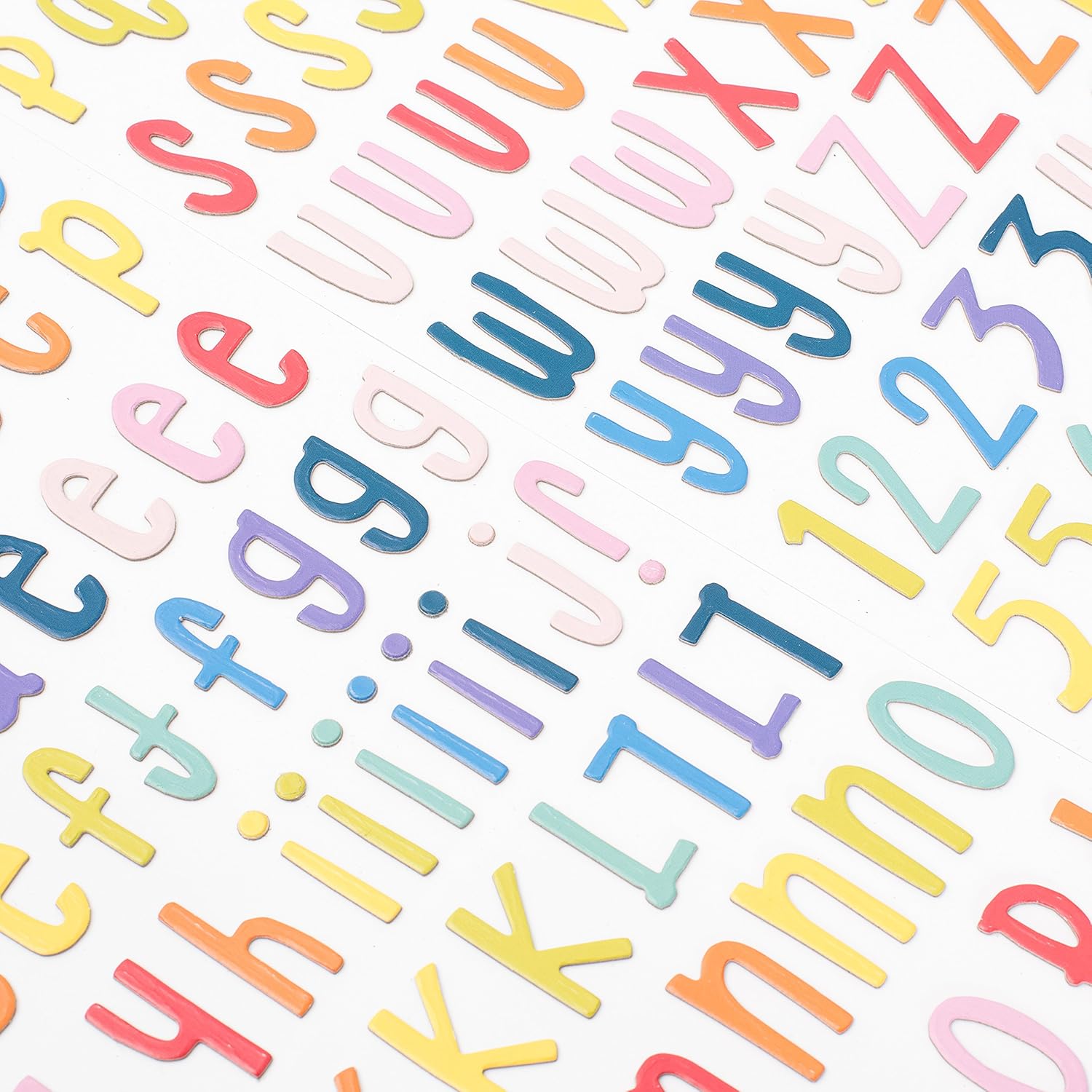 Thickers Shimelle Box Of Crayons CRAYON BOX Chipboard Letter Stickers