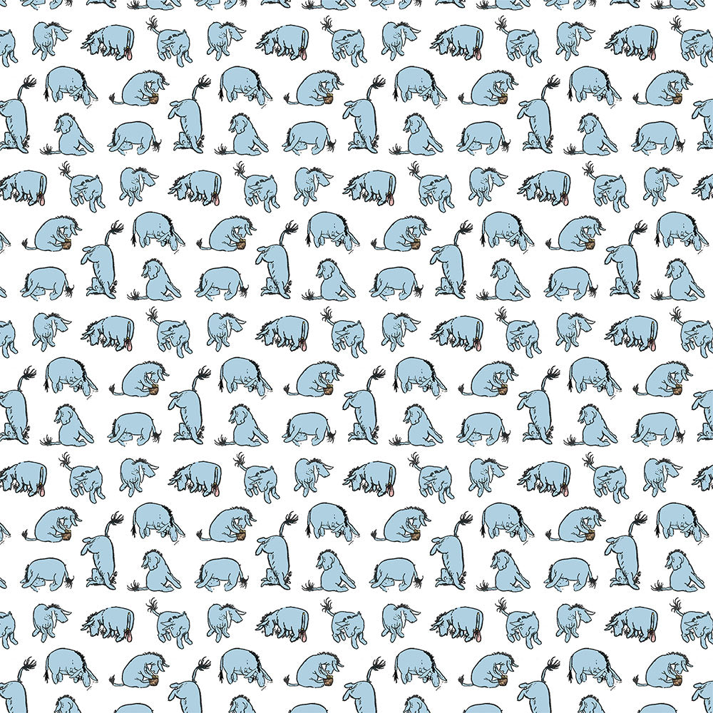 Echo Park The House At Pooh Corner OH EEYORE 12X12 Scrapbook Paper