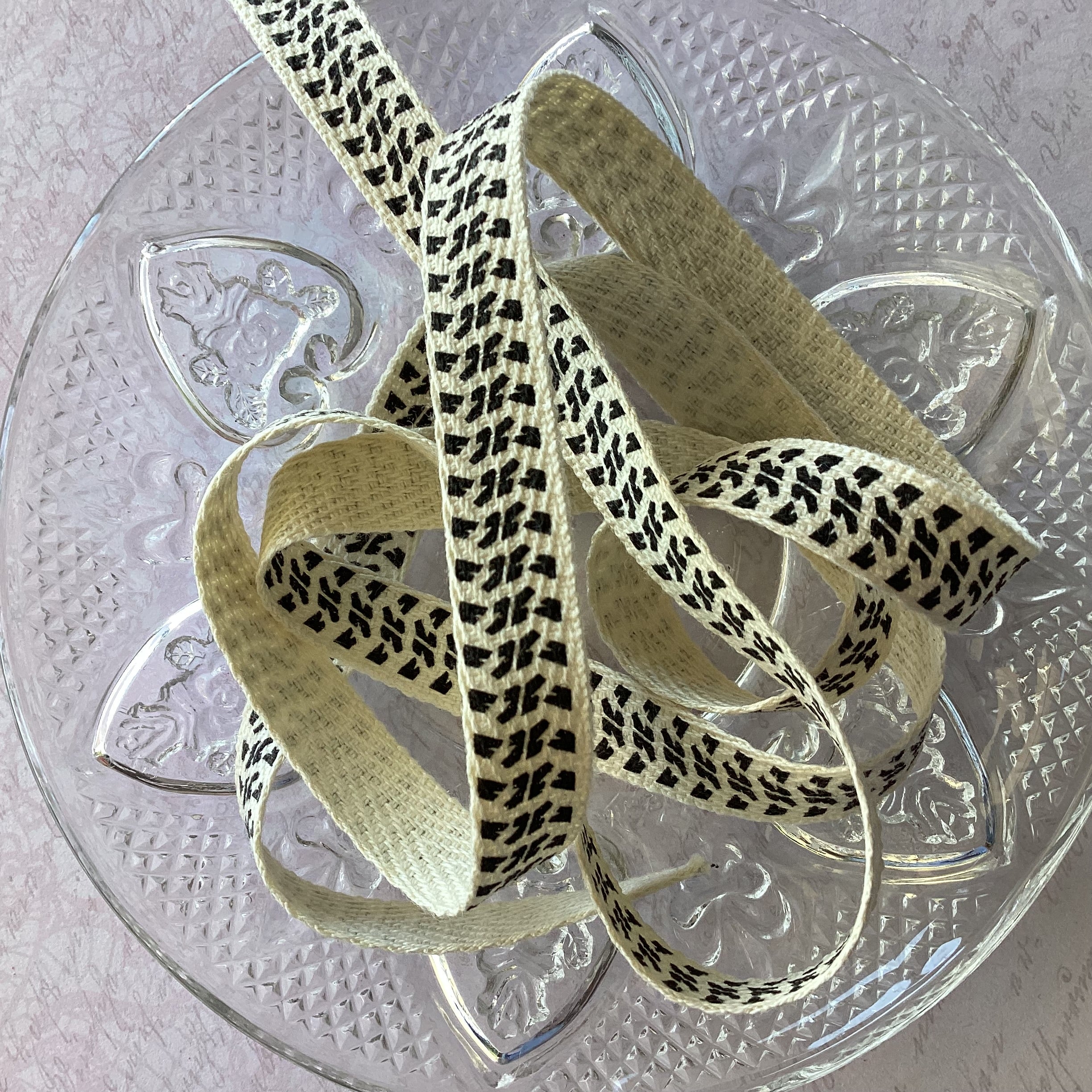 Creative Impressions .5&quot; TWILL RIBBON 1 yards yd