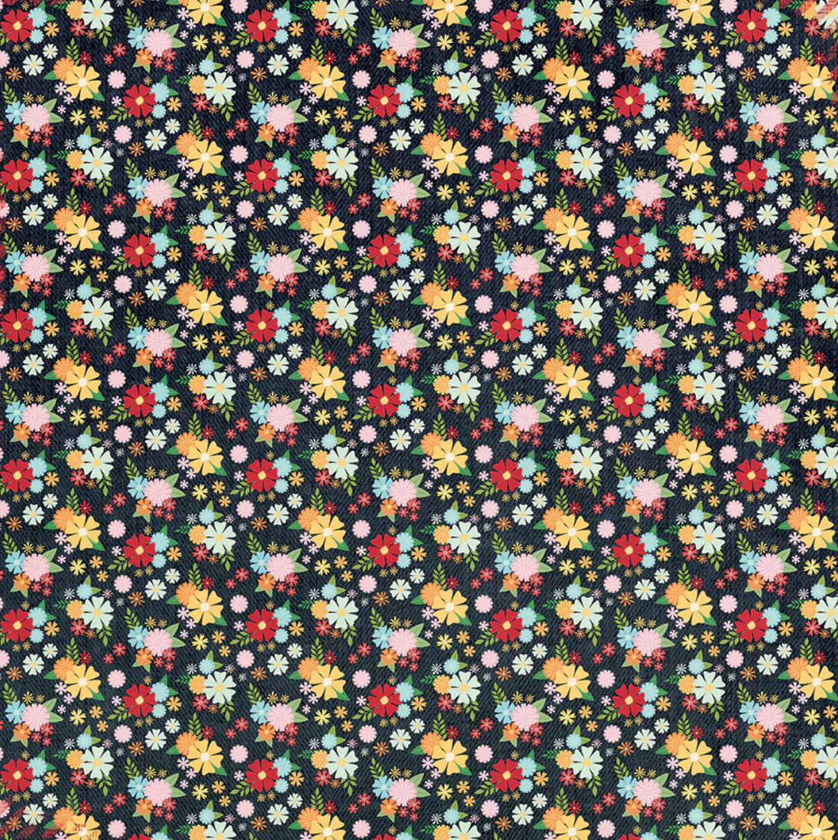 Simple Stories SPRINGTIME 12”X12” Scrapbook Paper Kit 7pc