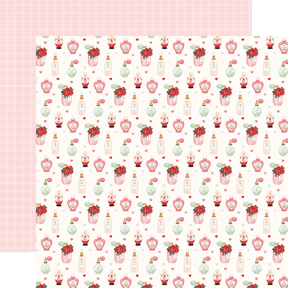 Carta Bella BE MINE EAU DE PARFUM 12"X12" Scrapbook Paper