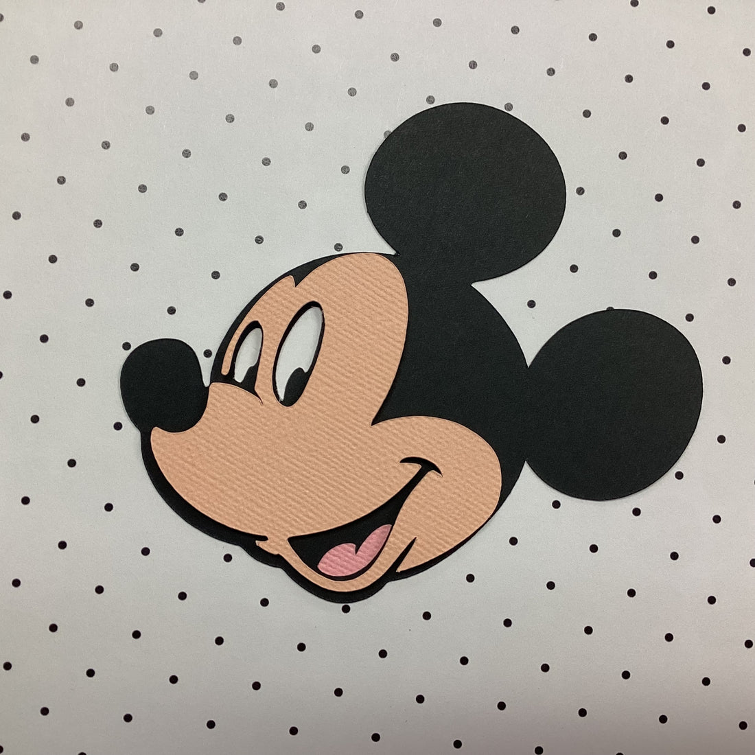 Like Disney MICKEY MOUSE HEAD 3D Custom DieCut