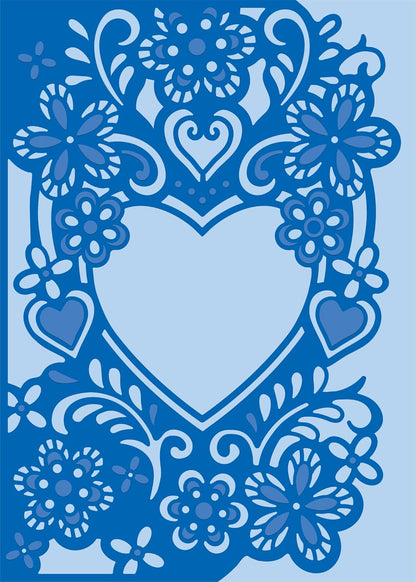 Gemini Inter’lace FRAMED WITH LOVE Metal Cutting Die 1pc