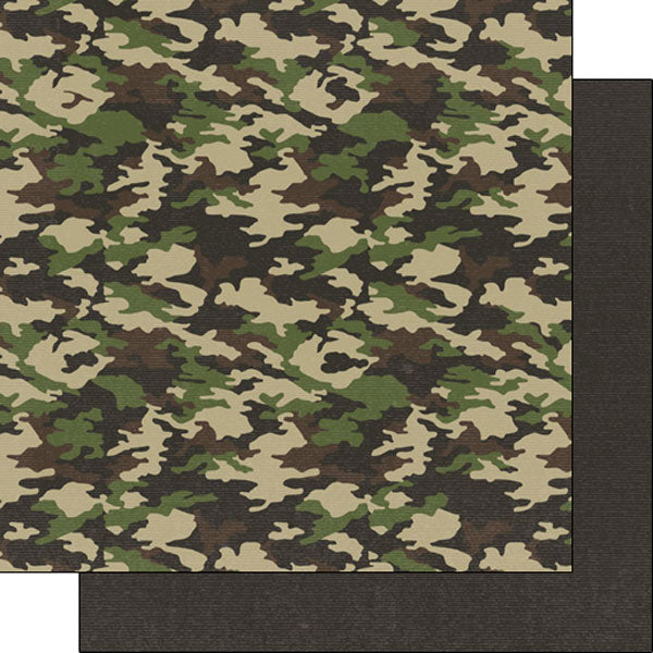 REGULAR CAMO 12&quot;X12&quot; Scrapbook Customs Paper