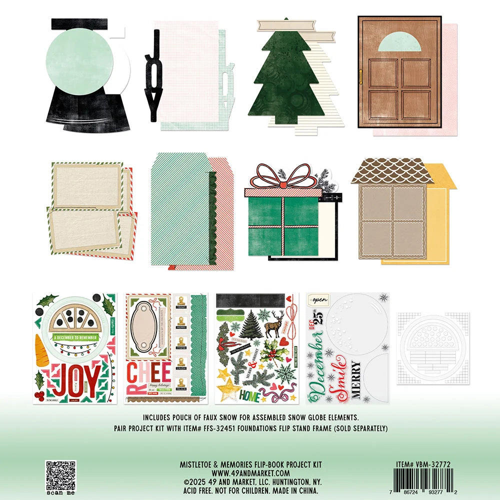 49 and Market Vicki Boutin MISTLETOE &amp; MEMORIES Flip-Book Project Kit