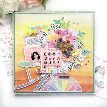 Celes Gonzalo RAINBOW AVENUE Washi Tape 12 Rolls