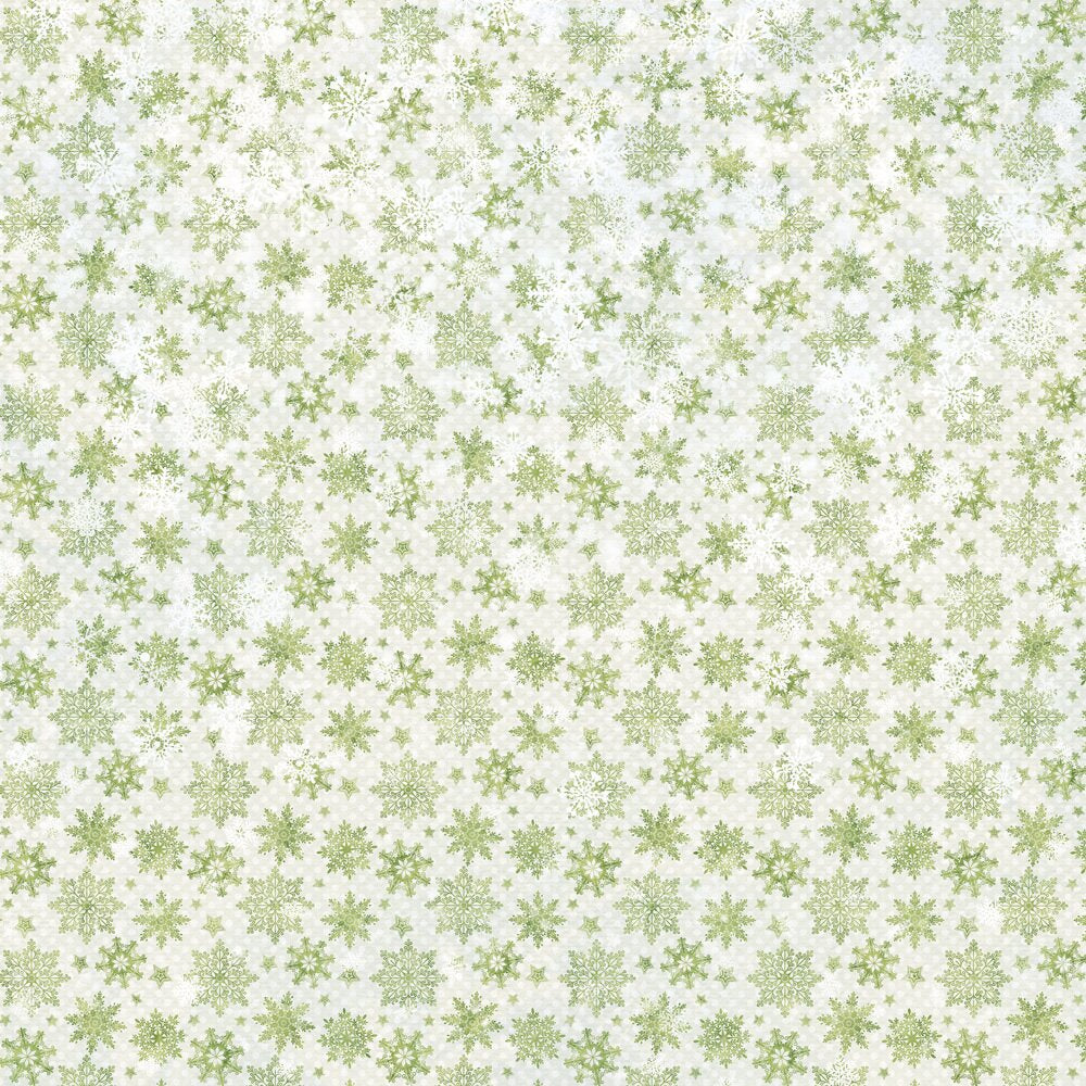 Crafters Companion SNOWFLAKE SWIRLS 12X12 Paper Pad 32pc