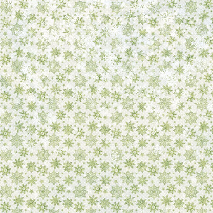 Crafters Companion SNOWFLAKE SWIRLS 12X12 Paper Pad 32pc