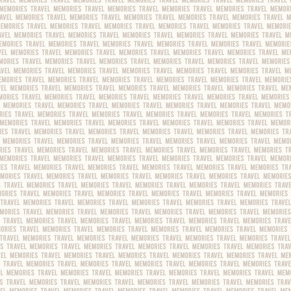 Scrapbook Customs MAP MEMORIES 12”X12” Scrapbook Paper