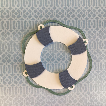 Buoy LIFE SAVER Scrapbook Die Cut Embellishment