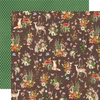 Simple Stories SIMPLE VINTAGE WOODLANDS 12”X12” Scrapbook Paper