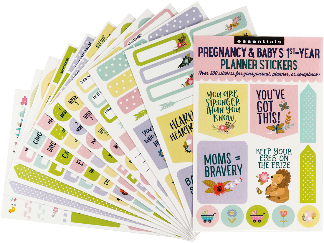 Peter Pauper Planner Stickers PREGNANCY BABY Essentials