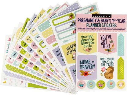 Peter Pauper Planner Stickers PREGNANCY BABY Essentials