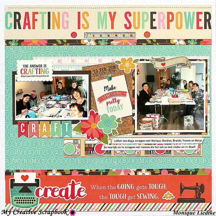 Echo Park I’D RATHER BE CRAFTING 12&quot;x12&quot; Scrapbook Collection Kit