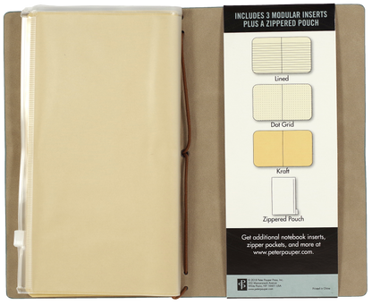 Peter Pauper VOYAGER LIGHT BLUE Travel Journal Notebook