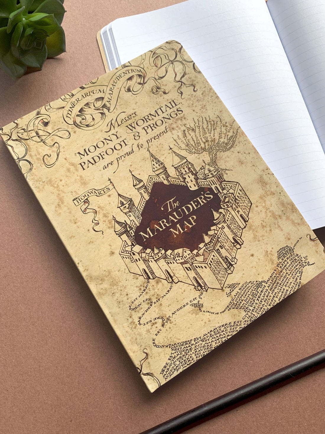 Paper House THE MARAUDER’S MAP 6”X8” Journal Harry Potter
