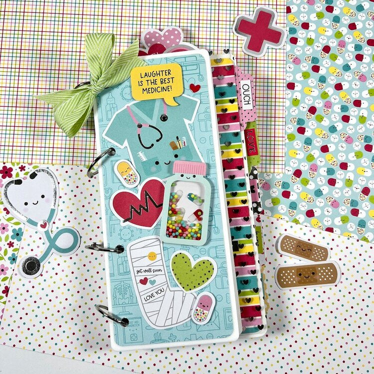 Doodlebug Happy Healing GET WELL SOON Shape Sprinkles 37pc