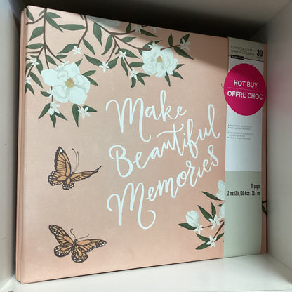 Recollections MAKE BEAUTIFUL MEMORIES 12&quot;X12&quot; Scrapbook Album