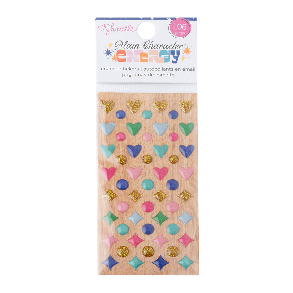 Shimelle MAIN CHARACTER ENERGY Enamel Stickers 106pc