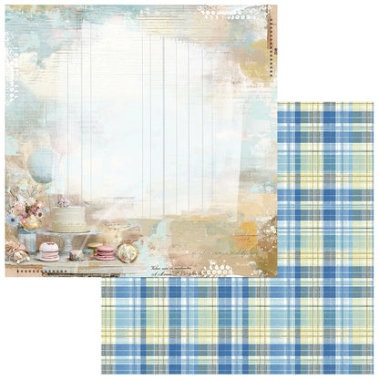 49 and Market GLIMMER GLEE HOORAY 12”X12” Scrapbook Paper
