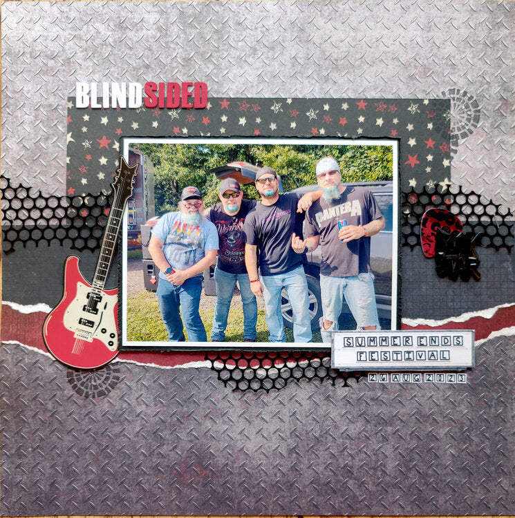 Reminisce ROCKSTAR 12&quot;X12&quot; Scrapbook Kit 9pc