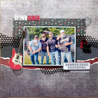 Reminisce ROCKSTAR 12&quot;X12&quot; Scrapbook Kit 9pc