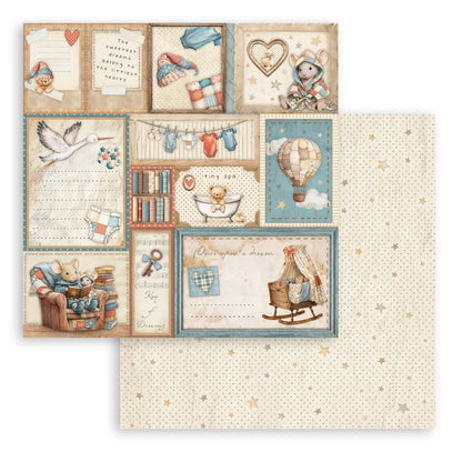 Stamperia BABY 12"X12" Mini Paper Pad