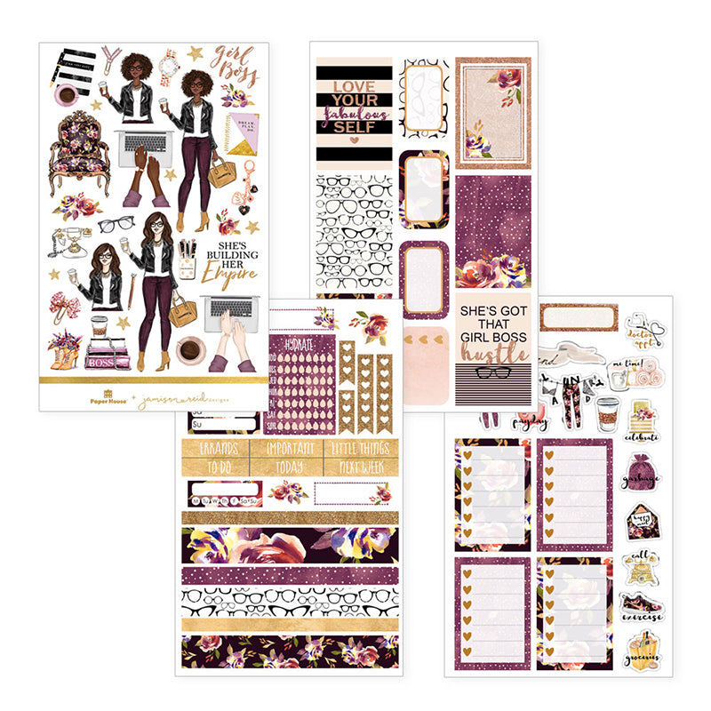 Paper House THIS IS US GIRL BOSS WEEKLY KIT Sticker Pack