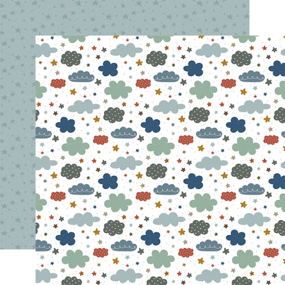 Echo Park DREAM BIG LITTLE BOY 12”X12&quot; Scrapbook Paper