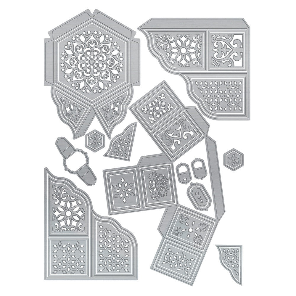 Tonic Studios SECRET AFFECTION HEXAGON Box Die Set
