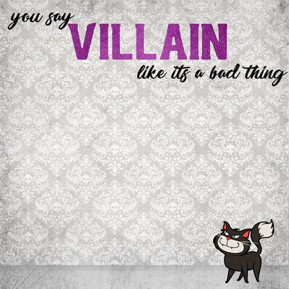 Magical Villain VILLAIN STEPMOTHER DS 12&quot;X12&quot; Scrapbook Paper