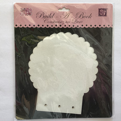 Prima Build A Book SCALLOP 4pc Clear Mini