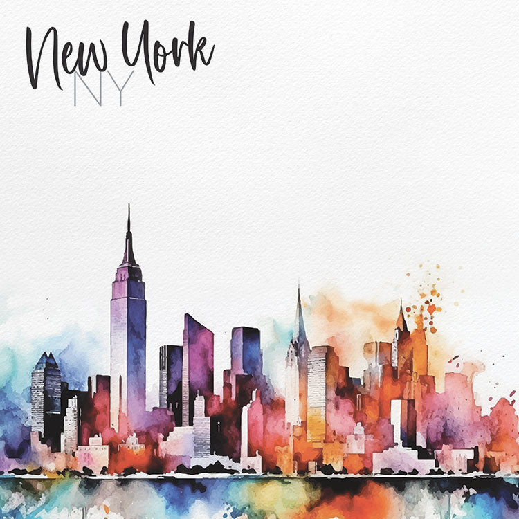 Paper House NEW YORK SKYLINE 12&quot;X12&quot; Scrapbook Paper