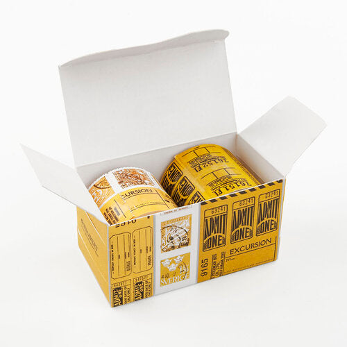 49 and Market Vintage Bits TICKET ESSENTIALS SUNBEAM Perforated Tickets & Stamps 3 Rolls