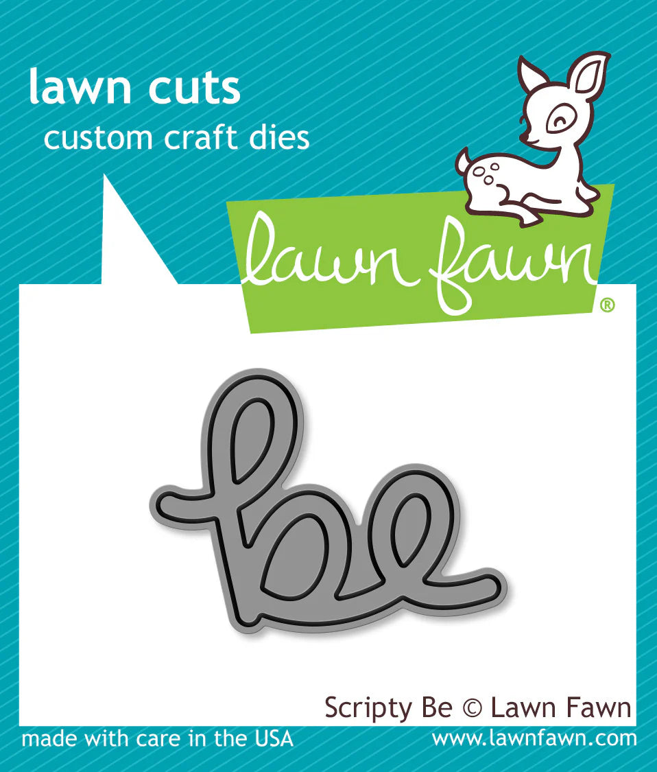 Lawn Cuts SCRIPTY BE Custom Craft Dies 1pc