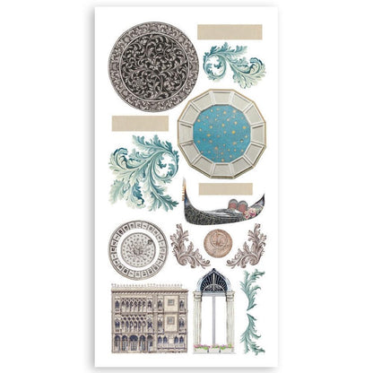 Stamperia VENICE CITY OF ART 6”X12” Paper Cutouts