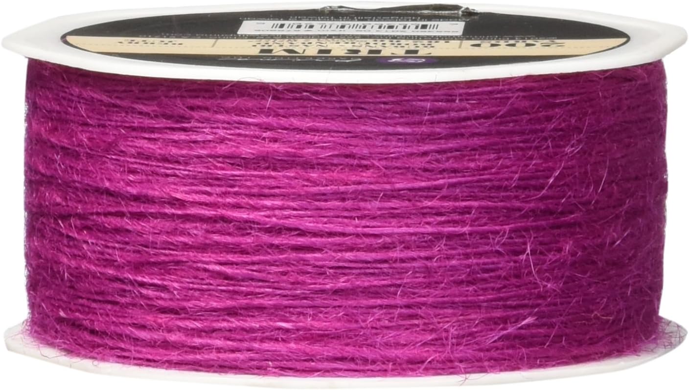 Prima Trim BERRY JUTE Pink Twine 4 yards