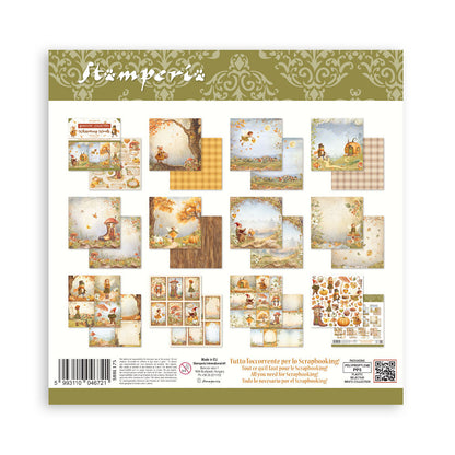 Stamperia Romantic WHISPERING WOODS 12&quot;X12&quot; Scrapbook Paper Pad