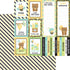 Doodlebug BEE HAPPY 12X12 Scrapbook Paper