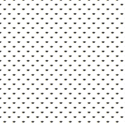 Scrapbook Customs GRADUATE VERTICAL MINI GRAD HATS 12”X12”Scrapbook Paper