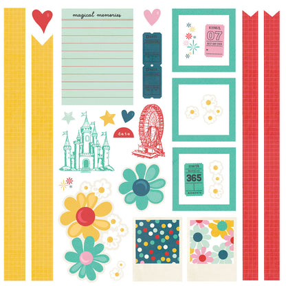 Simple Stories Simple Pages SAY CHEESE HAPPIEST PLACE Page Kit