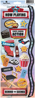 Paper House MOVIES Cardstock Sticker Sheet 18pc
