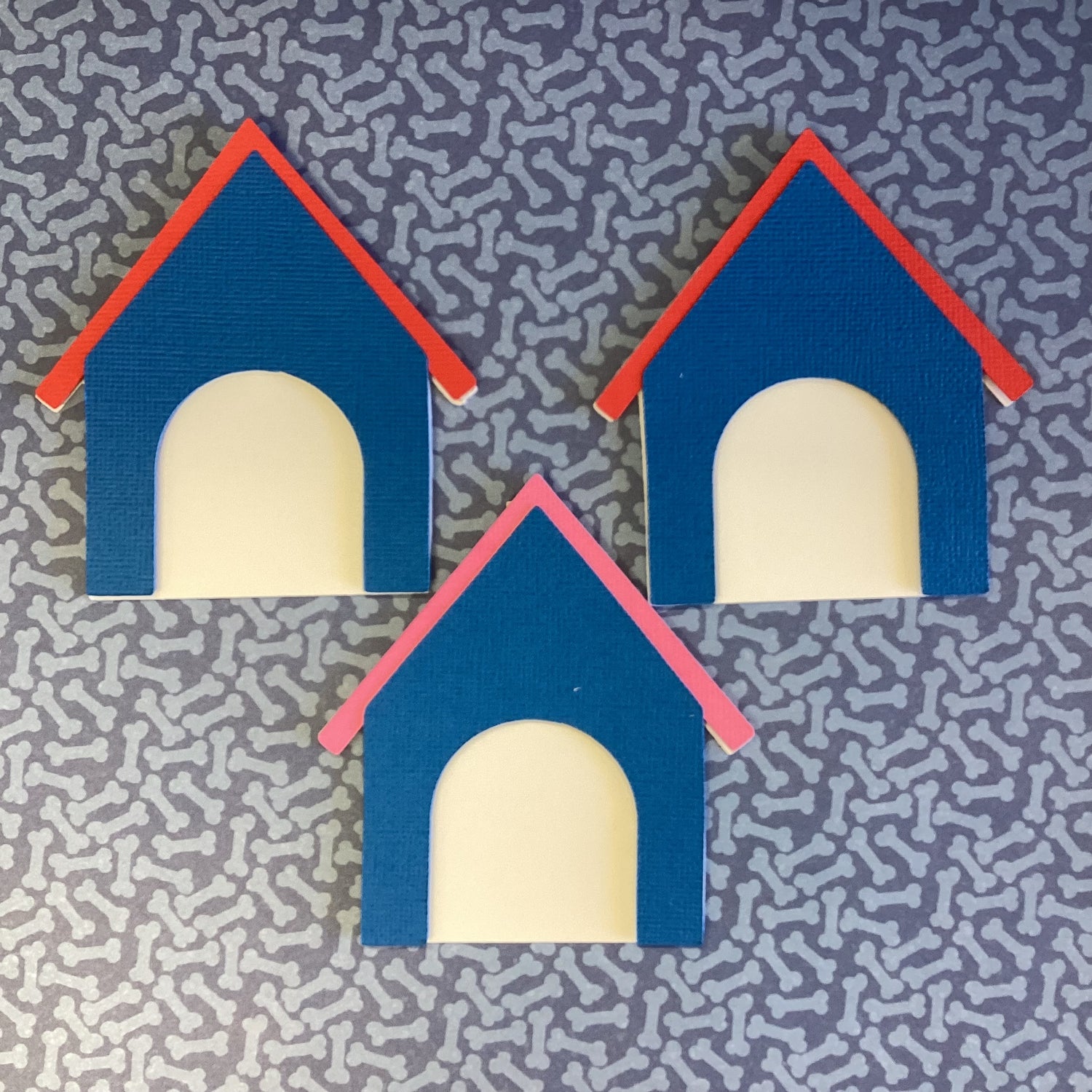 Scrapbooksrus DOGHOUSE Diecut Dog Puppy House Scrapbook Die Cuts