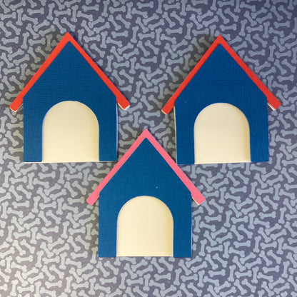 Scrapbooksrus DOGHOUSE Diecut Dog Puppy House Scrapbook Die Cuts