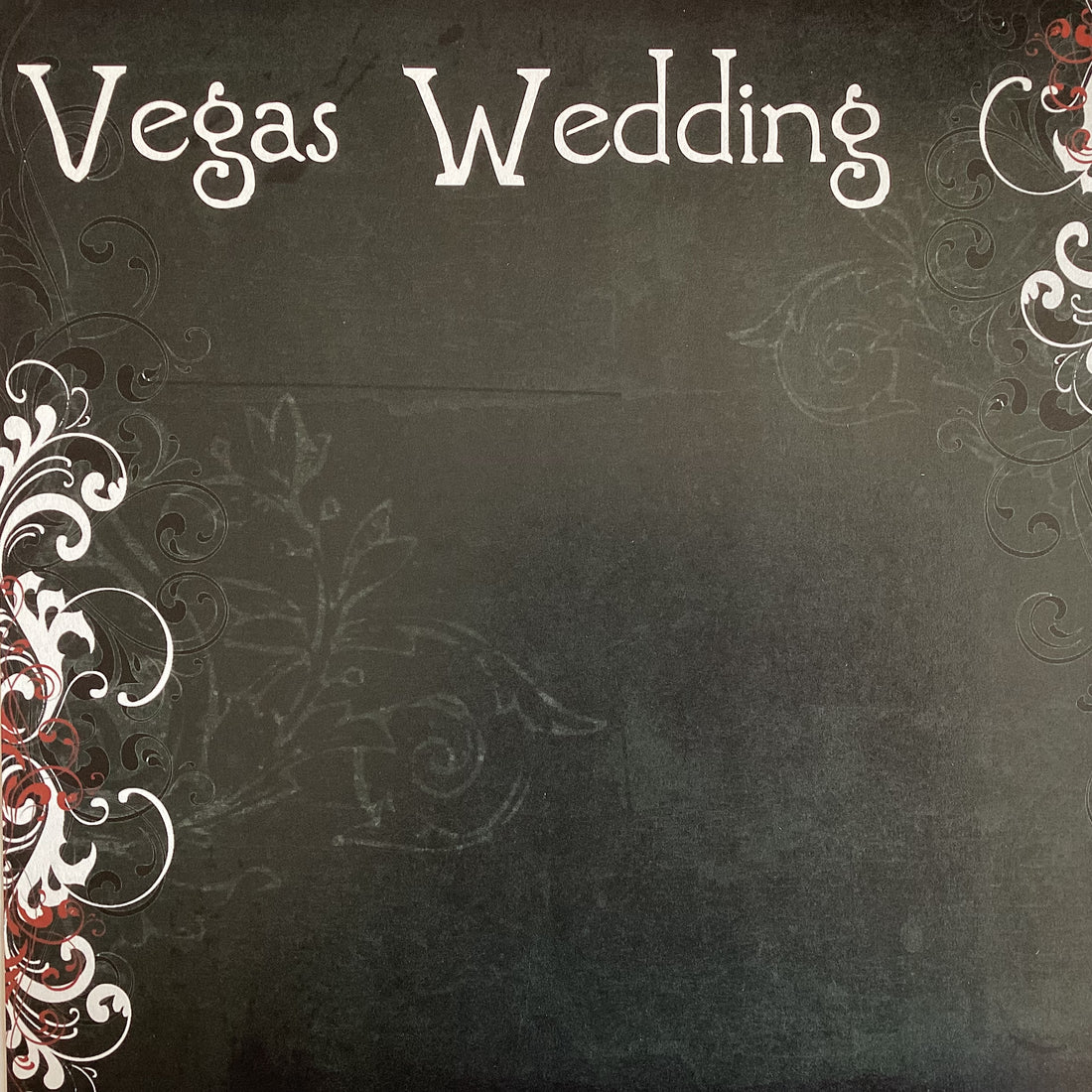 Eclipse VEGAS WEDDING 12"X12" Scrapbook Customs Paper