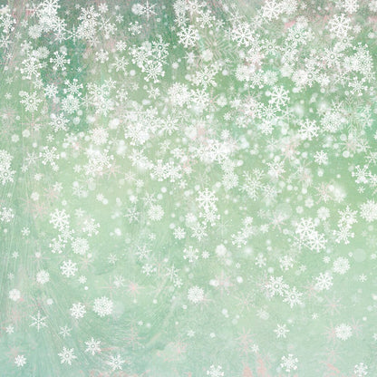 Crafters Companion SNOWFLAKE SWIRLS 12X12 Paper Pad 32pc